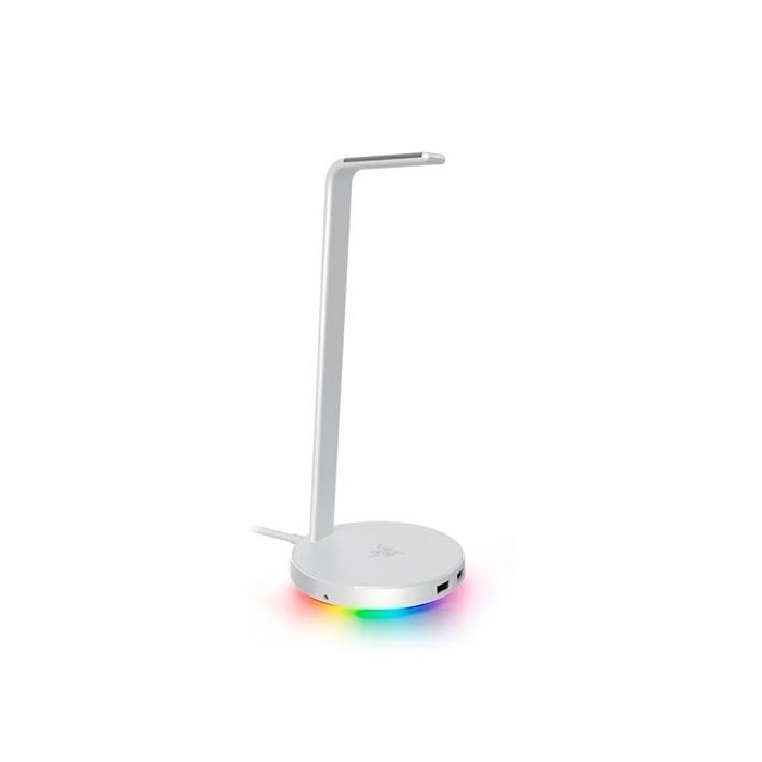 Soporte para audífonos Razer Chroma V2 RGB Mercury White (115RZ00017)