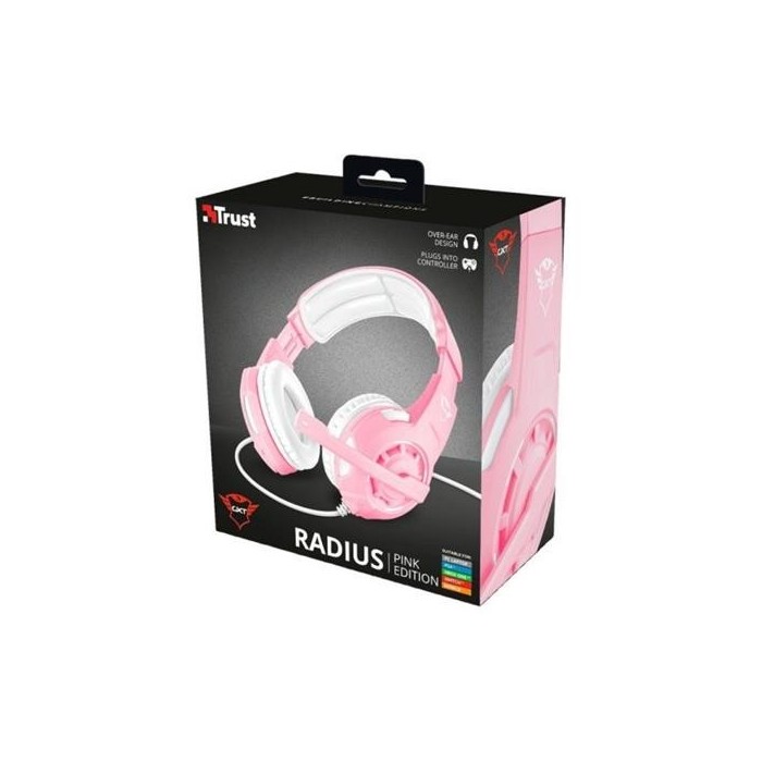 Audifonos Gamer GXT 310P Trust Radius Pink Multiplataforma (23203)
