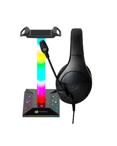 Audífono Gamer HyperX Cloud Stinger Core PS4 + Soporte para Audífono Snake Gamer Vipera Sn390 RGB