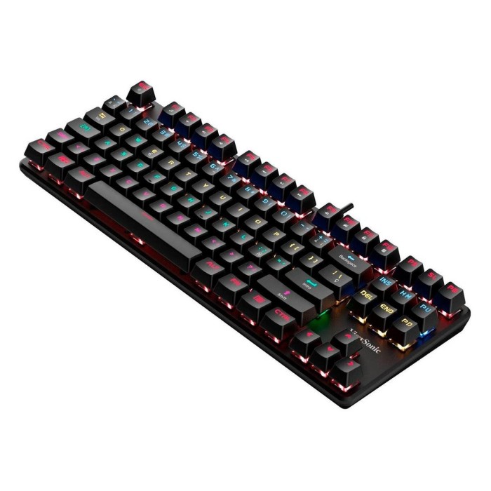Teclado Mecanico Tenkeyless ViewSonic KU520 80% Negro Español