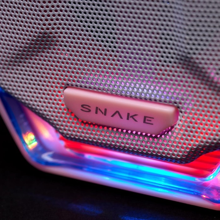 Kit Snake Gamer Najash Pinkker Audífono Nj340 + Soporte NJ395 + Parlante NJ320