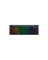 Teclado Mecánico inalámbrico Redragon Horus K618 FS RGB, Switch Red, Español, Blanco