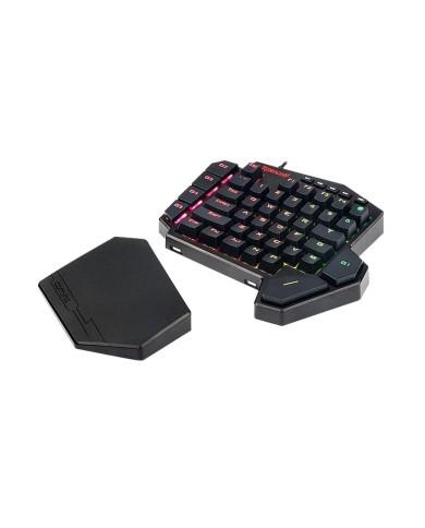 Teclado Mecánico Redragon Diti K585, Para una mano, Switch Brown, Negro