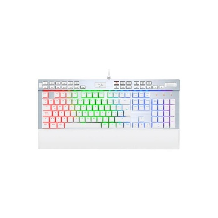 Teclado mecánico Redragon Yama RGB Switch Puple, Español, Blanco