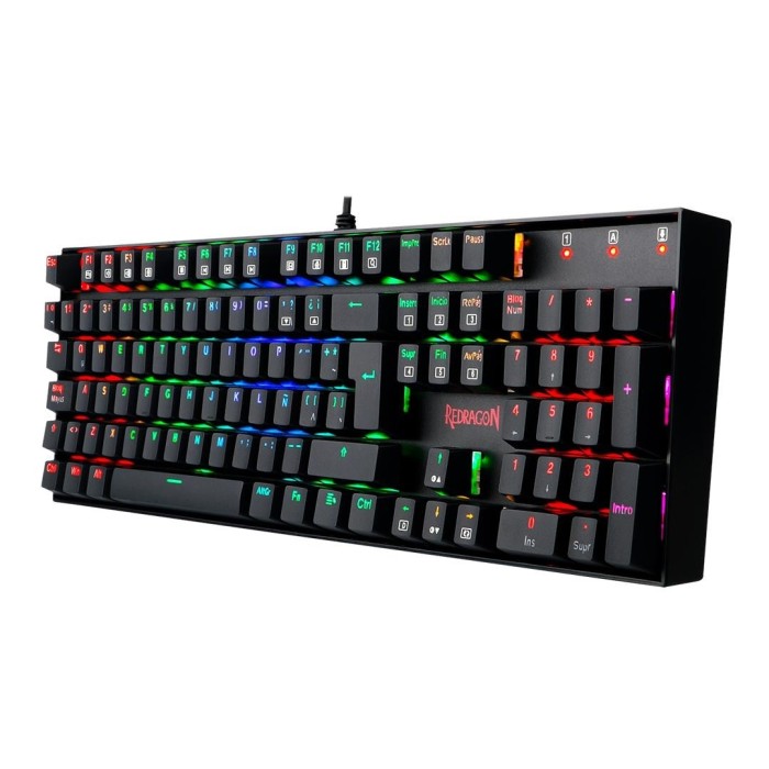Teclado mecánico Mitra K551 Switch Red, Español, Negro
