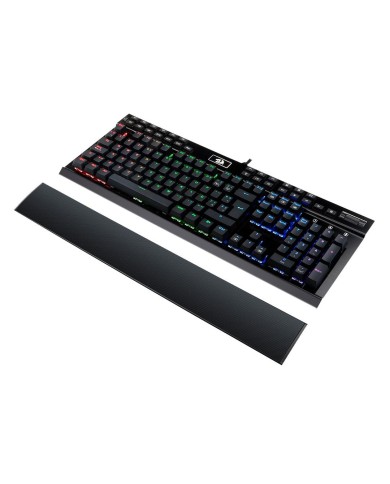 Teclado mecánico Redragon Yama RGB Switch Puple, Español, Negro