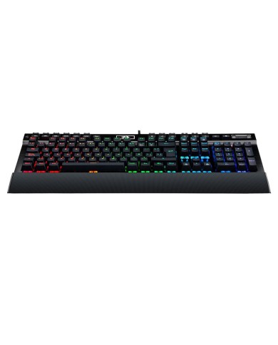 Teclado mecánico Redragon Yama RGB Switch Puple, Español, Negro