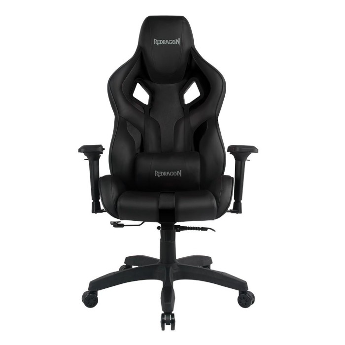 Silla Gamer Redragon Capricornus C502 Negra hasta 150 kg.