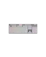 Teclado Mecánico inalámbrico Redragon Horus K618 FS RGB, Switch Red, Español, Negro