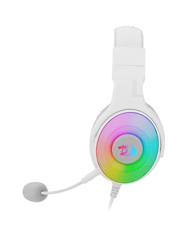 Audífonos gamer Redragon Pandora 7.1 virtual Blanco
