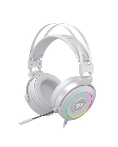 Audífonos Gamer Redragon Lamia2 H320 Blanco 7.1, RGB, Incluye Soporte