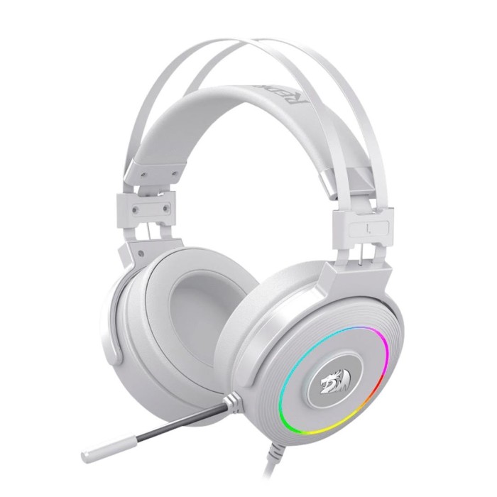 Audífonos Gamer Redragon Lamia2 H320 Blanco 7.1, RGB, Incluye Soporte