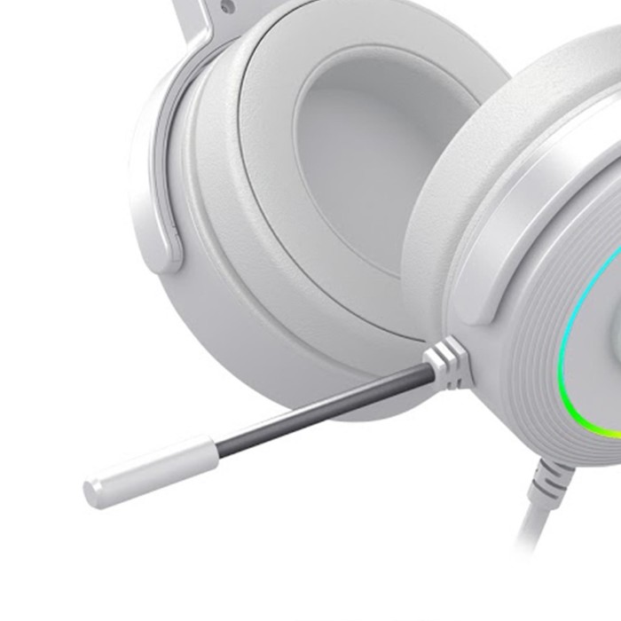 Audífonos Gamer Redragon Lamia2 H320 Blanco 7.1, RGB, Incluye Soporte