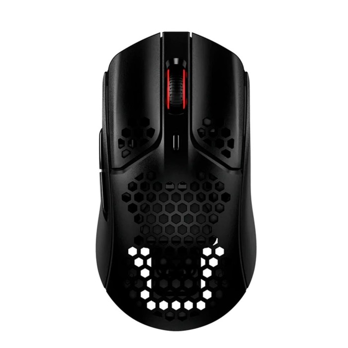 Mouser gamer inalámbrico Hyperx Pulsefire Haste ultraligero RGB. USB, Negro