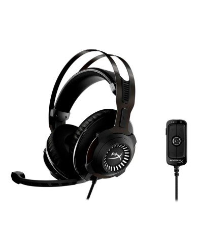 Audífonos gamer Hyperx Cloud Revolver 7.1 Virtual, Multiplataforma, USB, Negro