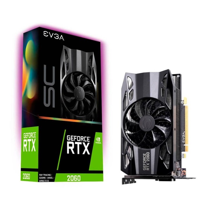Tarjeta de Video EVGA GeForce RTX 2060 SC GAMING de 6GB GDDR6
