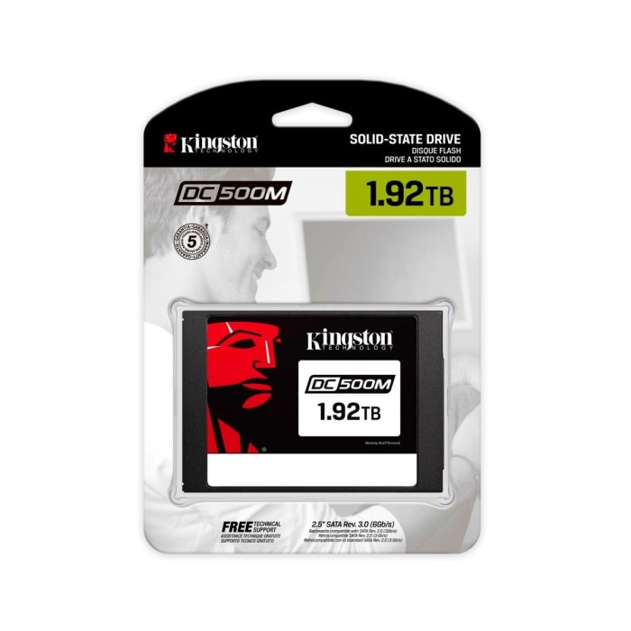 Disco Estado Sólido Kingston DC500R de 1920GB (SSD, SATA)