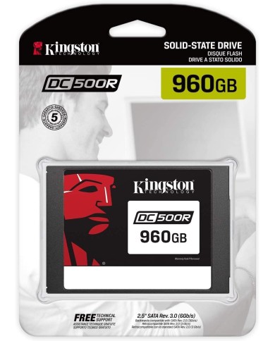Disco Estado Sólido Kingston DC500R de 960GB (SSD, SATA)