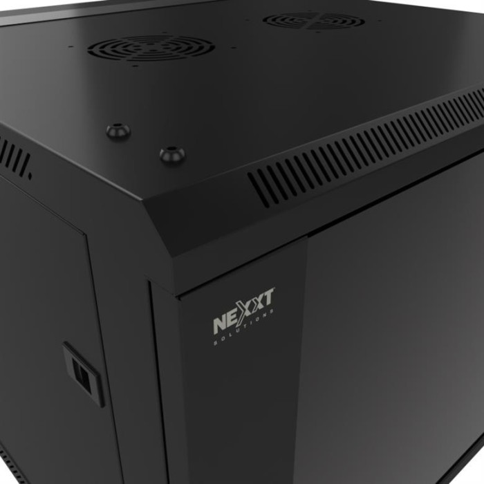 Gabinete Mural Fijo NEXXT 15U 60x45cm 1 Ventilador