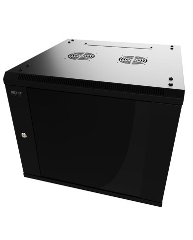 Gabinete Mural Fijo NEXXT 6U 60x60cm 2 Ventiladores