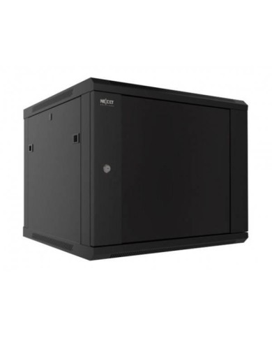 Gabinete Mural Fijo NEXXT 12U 60x60cm 2 Ventiladores (NPC-F12U66B)