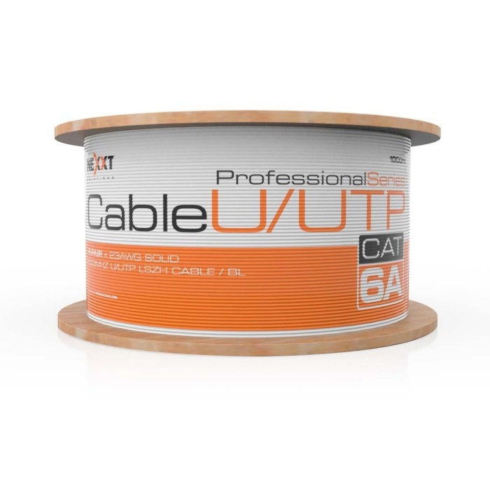 Cable Nexxt Patch LSZH (300 Metros, U/UTP, Cat6A, Azul)