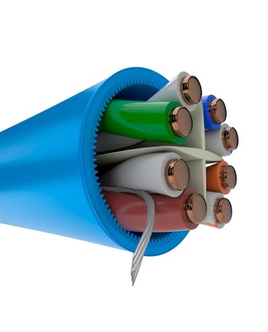 Cable Nexxt Patch LSZH (300 Metros, U/UTP, Cat6A, Azul)