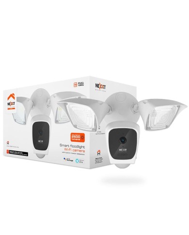 Cámara inteligente Nexxt Wi-Fi con proyectores y detector de movimiento integrados NHC-F610