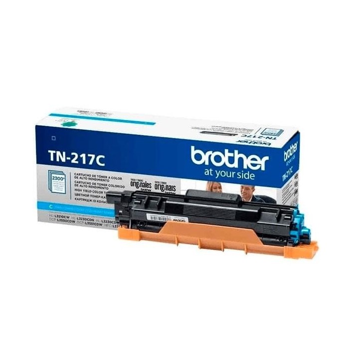 Cartucho de tóner Brother TN217C Cian