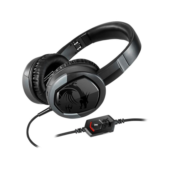 Audifonos Gamer MSI Inmerse Gh30 V2 Micrófono Extraible, 3.5mm, Negro