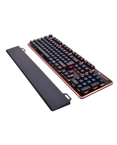 Teclado mecánico híbrido Cougar Core RGB, USB, Negro, Español
