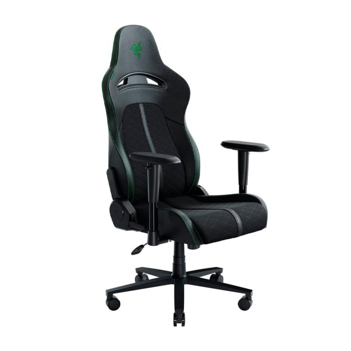 Silla Gamer Razer Enki Black/Green hasta 136 Kg con arco lumbar