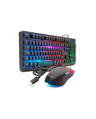 Kit gamer Phillips Teclado+Mouse SPT8264 (SPT8264)