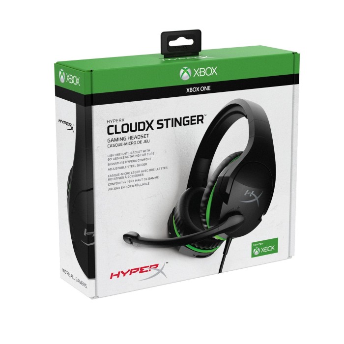 Audifono gamer Hyperx CloudX Stinger XBOX (HX-HSCSX-BK/WW)
