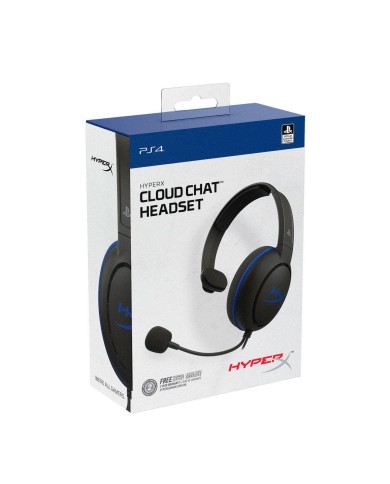 AUDIFONO GAMER HYPERX CLOUD CHAT PS4 (HX-HSCCHS-BK/AM)