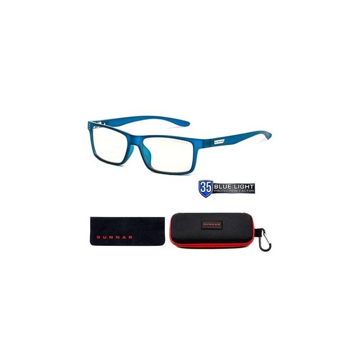Lentes gamer Gunnar Cruz Navy Clear Bundle (CRU-08609-BUN)