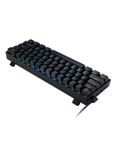 Teclado mecánico Redragon Draconic Negro RGB Inalámbrico 60% Inglés (Bluetooth 5.0 + USB-C) (29REDDRABK)