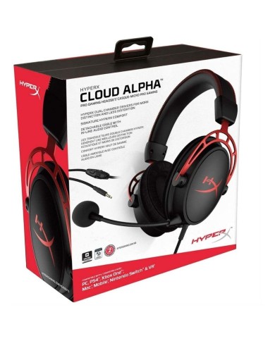 AUDIFONO GAMER HYPERX CLOUD ALPHA (HX-HSCA-RD/AM) (HX-HSCA-RD/AM)