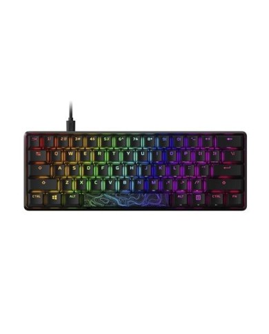 Teclado mecánico HyperX Alloy Origins 60% Switch Red Inglés (HKBO1S-RB-US/G)