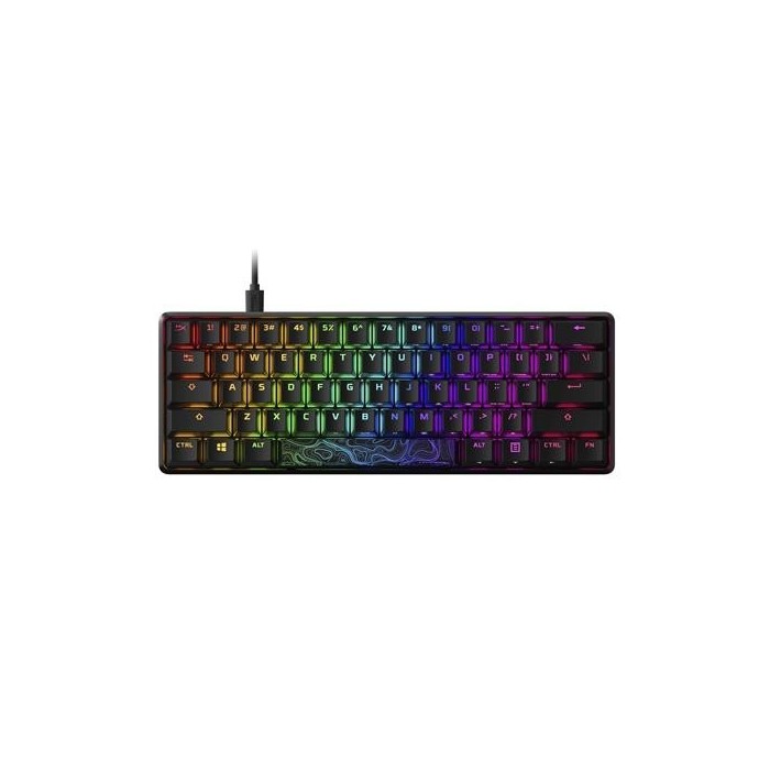 Teclado mecánico HyperX Alloy Origins 60% Switch Red Inglés (HKBO1S-RB-US/G)