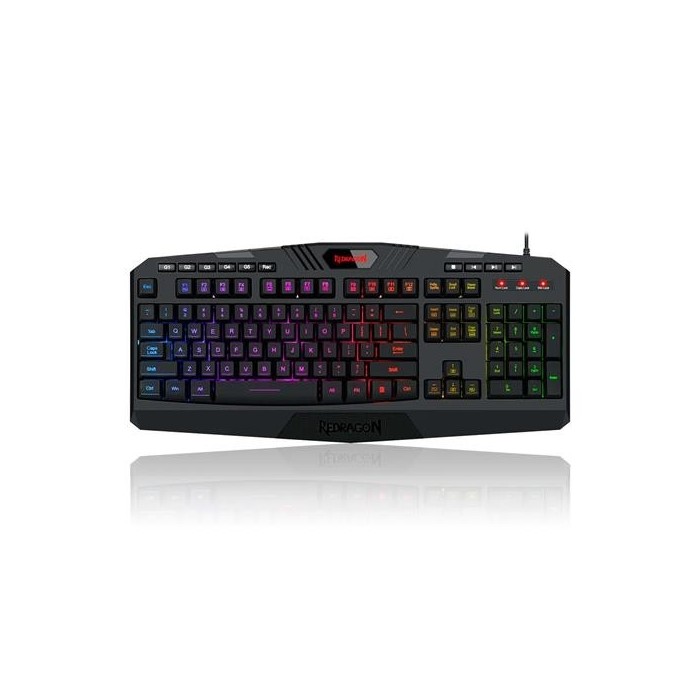 Teclado Gamer Redragon K503 Harpe RGB Membrana Español (K503A-RGB-SP)