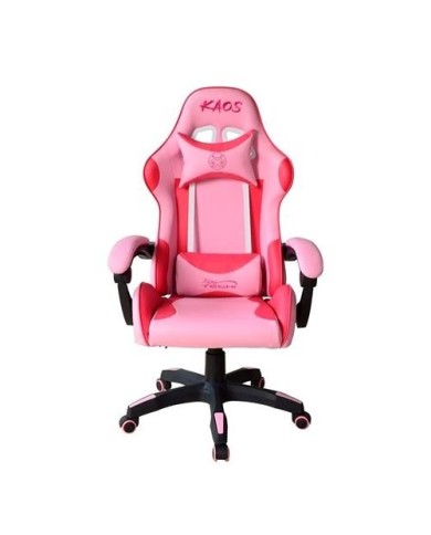 Silla gamer NjoyTech Kaos Rosada (NJ-KS2410P)