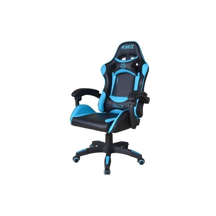 Silla gamer NjoyTech Kaos Celeste (NJ-KS2410A)