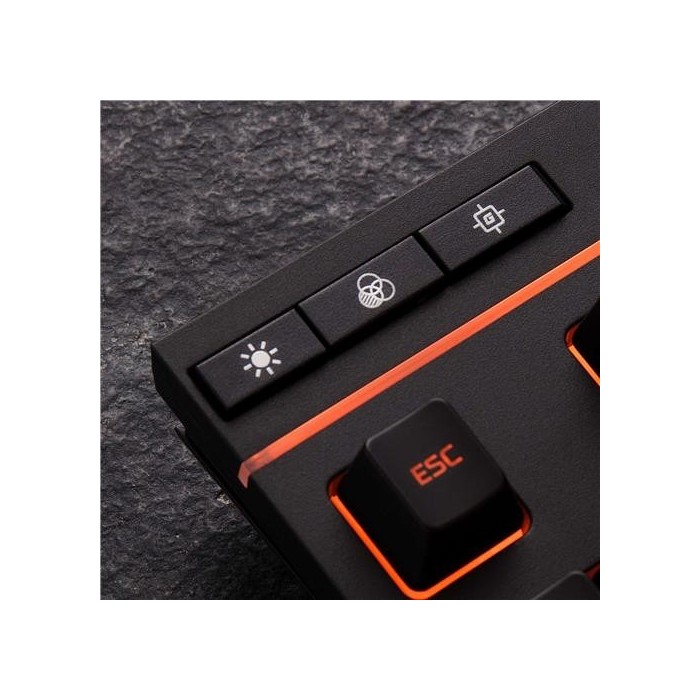 Teclado Gamer HyperX Alloy Core RGB membrana Español (HX-KB5ME2-LA)