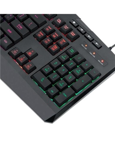 Teclado Gamer Redragon K503 Harpe RGB Membrana Español (K503A-RGB-SP)