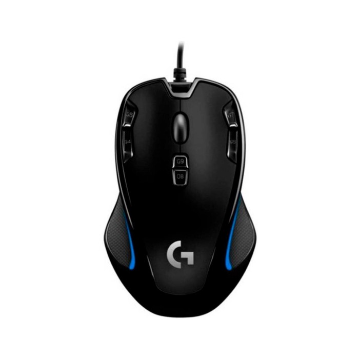 Mouse Gamer Logitech G300S Negro 2500 DPI 9 Botones programables (910-004344)