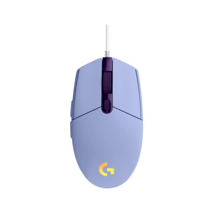 Mouse Logitech G203 RGB LIGHTSYNC Lila 8.000 DPI 6 botones programables   (910-005852)