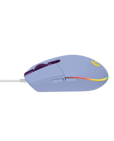 Mouse Logitech G203 RGB LIGHTSYNC Lila 8.000 DPI 6 botones programables   (910-005852)