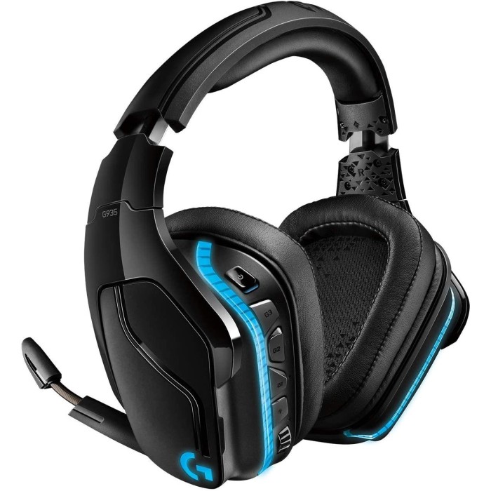 Audifonos Gamer Logitech G935 RGB Lightsync (Sonido 7.1, USB, Negro)