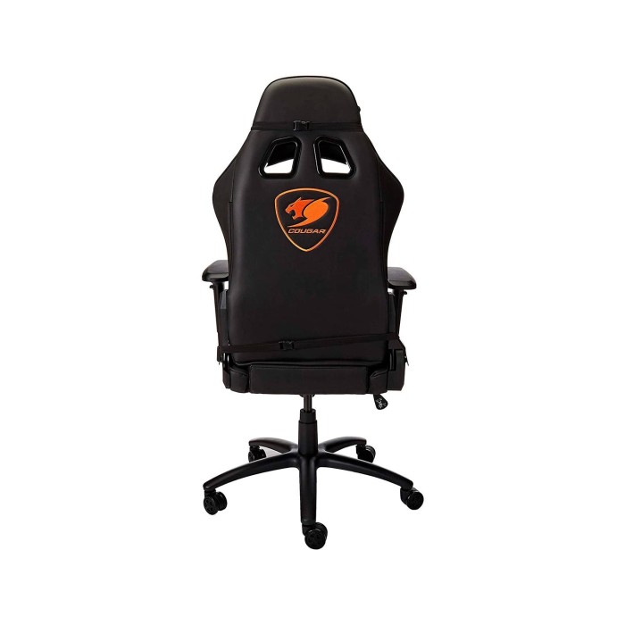 Silla gamer Cougar Armor Black + Alfombra Snake Gamer 120x120 cm